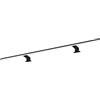 kalb Material für Möbel kalb | Spectraline LED luce da bagno 120cm IP44 luce a specchio 18W adatta per ambienti umidi 230V collegabile direttamente Montaggio 3 in 1 (Nero - Bianco neutro)