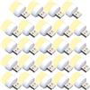 YUANQIAN Mini lampadina a LED USB, senza sensore di luce, plug-in, bianco caldo, compatta, ideale per camera da letto, bagno, cucina, auto, luce d'atmosfera USB (24 pezzi/confezione)