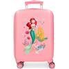 Disney Princess Valigia per bambini rigida Chiusura a combinazione Laterale 4 ruote Bagagli a Mano è realizzato in ABS, un materiale rigido e leggero. Joumma Bags., La Sirenetta, Taglia unica, Valigia