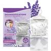 TUOLON 1PZ x 230G 2 IN 1 Sacchetti per Deumidificatore Antimuffa Per Armadio, Assorbitori di Umidità da Appendere, Eliminano Odori e Muffa per Casa, Cucina, Bagno, Seminterrati, Cantina, Profumo di Lavanda