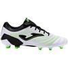 Joma Score 2502 Blanco Firm Ground, Stivaletti Bassi con Lacci Uomo, Bianco Nero, 39 EU