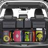 BURNNOVE Organizer Bagagliaio Auto Organizer per Bagagliaio Borsa Portabagagli Pieghevoli Auto per SUV e MPV con Elastic Net Magic Stick Risparmiare Spazio sul Sedile Posteriore