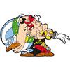 Plastoy Asterix Magnete Asterix e Obelix che ridono - PVC magnetico - 4 cm