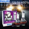 Philips H11 12V 55W PGJ19-2 VisionPlus 3250K Luce intensa Fino al 60% Visione Alogena Lampade per auto originali Faro 12362VPS2
