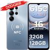 DOOGEE Note56X Pro Smartphone Android, Batteria da 6150 mAh, 32 GB RAM (4 + 28), 128 GB ROM, Compatibile con Google Pay, Widevine L1
