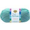 Lion Brand Yarn Company-Matassa di Filato in Cotone, in Puro Cotone, Colore: Verde Acqua