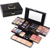 Hinourisha Trousse Trucchi Donna, Cosmetics Tavolozza Trucco, Set Trucchi Donna, Valigetta Trucchi, Completo di Cosmetici, Set di Trucchi per Occhi, Correttore, Rossetti, Lucidalabbra