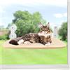 GUUSII HOME Amaca per Gatti da Finestra Amaca Gatto Trespolo da Appendere con Potenti Ventose Letto Facile da Montare Tappetino Reversibile Stabile Mensole Cuccia 52 * 30cm Fino a 25kg da Interno