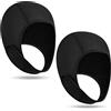 Qezodsx 2 Tappi da in Neoprene per Immersioni subacquee, 2,5 mm