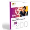Sidi Global Market Fogli A4 200g, Carta ad Alta Rigidità per Inviti, Biglietti e Progetti Speciali, Carta DIN A4 210x297 mm per Presentazioni Professionali, Compatibile Stampanti Laser e Inkjet - SIDI (200g, 100 fogli)