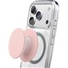 Encased Supporto magnetico pieghevole in silicone per iPhone (compatibile con MagSafe) (smalto alla fragola)