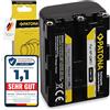 PATONA Batteria per Sony NP-QM51 QM71D QM91D QM71 FM70 FM90, 1600mAh