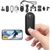Zeerkeer Mini Camera Sport 4K Body Cam POV Action Camera 360 Gradi Rotante e Clip Magnetica impermeabile 170° Grandangolo Cam Portatile per Vlogging Velo Moto Registrazione Audio e Video, Accessorio Multi