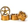 Tbest Ruote Auto RC, Set 4 Pezzi in Lega per Modelli 1/10, Cerchi Aluminio per Drift Car, for Collectionisti e Amanti dei Modelli