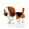 Tiny Heart Peluche a forma di Basset Hound 11.4in, peluche a forma di Basset Hound, serie di simulazione, Animali di Dog, cuscino per bambola per bambini e Marrone