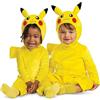 DISGUISE 140829-15L Pagliaccetto per bambini Pikachu (Posh) Pokemon Dress Up & Accessori, giallo, 12-18 mesi