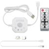 Clearhill Interruttore dimmer USB con sensore di movimento da 5 V, con telecomando, luminosità e ritardo regolabili, modalità luce diurna e notturna, per strisce luminose interne con connettori USB