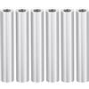 PATIKIL Distanziatori in Alluminio M3, 6pz Spacer Metallico Alluminio 3mm ID x 5mm OD x 30mm L Vite Distanziale Filettata Distanziatore Rotondo per Auto RC Droni Scheda Madre, Argenteo