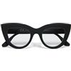 OKKIA Claudia Big Cat Eye Occhiali da Lettura Donna Nero +3.00
