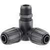 CLABER - BLOCK-SYSTEM RACCORDO AD ANGOLO FILETTO 1/2" 91021