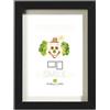 BUBOLA & NAIBO - CORNICE LEIDA SERIE SMILE IN PPC COLORE NERO 18 X 24 CM. 5860C NE 06