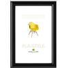 BUBOLA & NAIBO - CORNICE PLA-STYLE SERIE BASIC IN PLASTICA COLORE NERO 40 X 50 CM. PLA01 NE 17