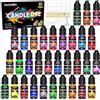 FansArriche Coloranti per Candele 32 Colori, Tintura per Cera Fai Da Te, Colori per Gel, Paraffina, Soia - 10 ml/Flacone