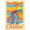 Grupo Erik Poster Disney Stitch Chillin - 91,5 x 61 cm - Spedito arrotolato - Poster Artistico