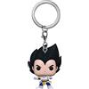 Funko Pop! Keychain: DBZ - Vegeta Dragon Ball Z - Mini Figura in Vinile da Collezione novità Portachiavi - Riempitivi per Calze - Idea Regalo - Merchandising Ufficiale - Anime Fans - Minifigure