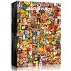 HUADADA Puzzle da 1000 pezzi, puzzle interattivo per la famiglia, puzzle da 1000 pezzi, puzzle per adulti a tema cibo