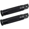 NTHREEAUTO Pedane maschio per passeggero in billetta CNC, compatibili con Harley Dyna, Sportster, Forty Eight