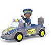 Toddys by siku 0148, Tom Trusty, Auto della polizia in 3 parti con luci e suoni, Componibile, Figura mobile inclusa, Motore a frizione di alta qualità, Blu/grigio, A partire da 12 mesi