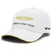 Aston Martin Cappellino della Squadra F1 2024 - Unisex - Bianco - Taglia Unica