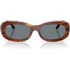 Ray-Ban Occhiali da Sole RB2221 954/62 Marrone Striato/Blu Donna 56/18/145