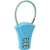 Master Lock 4623EURDAST Lucchetto con Combinazione e Archetto Flessibile, Colore Casuale, 9.5 x 3.7 x 1.4 cm