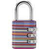 Master Lock 1509EURDAST Lucchetto con Combinazione con Stampe, Design Casuale, 6,2 x 3,2 x 1,4 cm