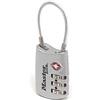 Master Lock 4688EURD Lucchetto per bagagli in alluminio approvato dalla TSA, Colore casuale, 8.2 x 3 x 1.4 cm