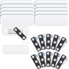 Mifflin Targhette portanome vuote con supporto magnetico (2,5 x 7,6 cm / 1 x 3, 10 pezzi) - Porta badge identificativi personalizzabili con 3 potenti magneti al neodimio