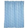 MSV Tenda da Doccia PVC Mosaic 180x200 cm Blu - Anelli Inclusi
