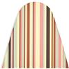 Encasa XO Ironing Board Cover 'Luxury Line' con imbottitura extra spessa (si adatta standard Large schede di 125x39 cm) Multistripe - Sostituzione per la casa e l'hotel