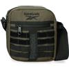 Reebok Cross One Borsa a Tracolla Verde 15x19x6 cms Poliestere di Joumma Bags