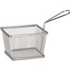 Ad Trend Cestino con Manico 21 x 10 Cm H 8 Cm Acciaio