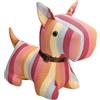 Tognana Fermaporta Cane Urban Pets H 25 Cm Poliestere Rosa Giallo