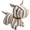 Tognana Fermaporta Cane Urban Pets H 25 Cm Poliestere Beige Marrone