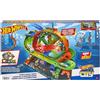 Hot Wheels City - Ruota Panoramica, playset con pista circolare attivabile con luci e suoni del luna park, 1 macchinina Hot Wheels inclusa, giocattolo per bambini, 3+ anni, HKX46