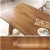 VEELIKE Pellicola Adesiva per Mobili Legno Teak Marrone Vintage 40 cm x 300 cm Carta da Parati Effetto Legno Carta Adesiva per Porte Interne Camera da Letto Cucina Armadio Bagno Lavabile Rimovibile