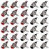 Aiqeer 30 Pezzi Connettori RCA Jack Femmina, Connettore RCA Audio/Video, Connettore RCA Presa Femmina, RCA Terminale da Pannello, Femmina Presa Jack Terminale Audio Connettore