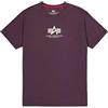 Alpha Industries Basic T ML da Uomo Plum S