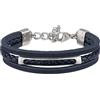 Breil Collezione B MIX, Bracciale Uomo in Acciaio, Gioiello idee regalo uomo