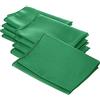 LA Linen Popeline tovagliolo, Poliestere, Poliestere, Jade, 45.7 x 45.7 x 0.04 cm